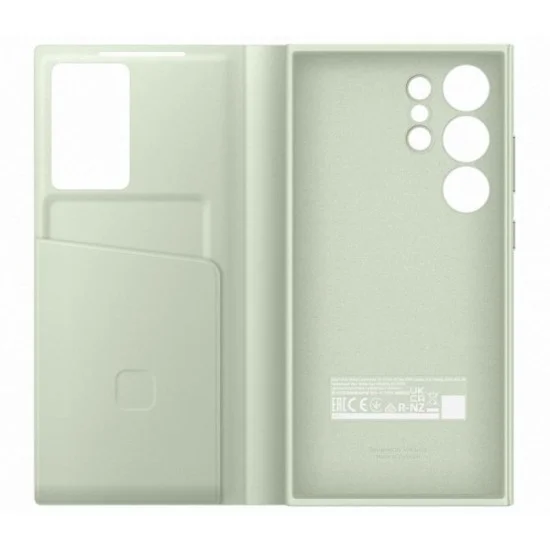 Cover Samsung S24 Ultra Smart View Case - Light Green